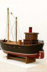 MaxSold Auction: Crafted Wooden Tugboat Model  - Newmarket (Ontario, Canada) SELLER MANAGED Downsizing Online Auction - Brimson Drive (STORAGE)