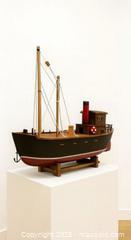 MaxSold Auction: Crafted Wooden Tugboat Model  - Newmarket (Ontario, Canada) SELLER MANAGED Downsizing Online Auction - Brimson Drive (STORAGE)