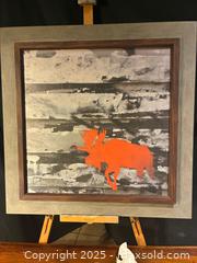 MaxSold Auction: “Crimson Majesty – Modern Wilderness Wall Art”  - Newmarket (Ontario, Canada) SELLER MANAGED Downsizing Online Auction - Brimson Drive (STORAGE)