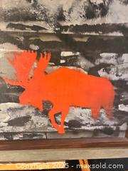 MaxSold Auction: “Crimson Majesty – Modern Wilderness Wall Art”  - Newmarket (Ontario, Canada) SELLER MANAGED Downsizing Online Auction - Brimson Drive (STORAGE)
