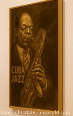 MaxSold Auction: CUBA JAZZ” – Original Sepia-Toned Saxophonist Portrait (Framed) - Newmarket (Ontario, Canada) SELLER MANAGED Downsizing Online Auction - Brimson Drive (STORAGE)