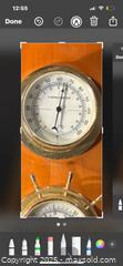MaxSold Auction: Nautical Brass Weather Station – Classic Maritime Design - Newmarket (Ontario, Canada) SELLER MANAGED Downsizing Online Auction - Brimson Drive (STORAGE)