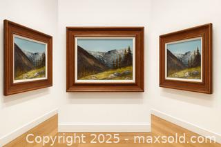MaxSold Auction: Original Alpine Landscape by G. Erb mm mm a - Newmarket (Ontario, Canada) SELLER MANAGED Downsizing Online Auction - Brimson Drive (STORAGE)