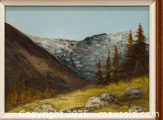 MaxSold Auction: Original Alpine Landscape by G. Erb mm mm a - Newmarket (Ontario, Canada) SELLER MANAGED Downsizing Online Auction - Brimson Drive (STORAGE)