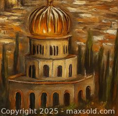 MaxSold Auction: ORIGINAL!! Grand Mediterranean Cityscape – Original Oil Painting in Ornate Gilt Frame - Newmarket (Ontario, Canada) SELLER MANAGED Downsizing Online Auction - Brimson Drive (STORAGE)