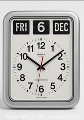 MaxSold Auction: RARE!! TWEMCO BQ-12A Flip Calendar Wall Clock - Newmarket (Ontario, Canada) SELLER MANAGED Downsizing Online Auction - Brimson Drive (STORAGE)
