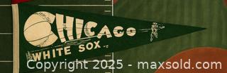 MaxSold Auction: RARE Vintage Chicago White Sox Pennant — A Rare Jewel for Serious Fans & Collectors  - Newmarket (Ontario, Canada) SELLER MANAGED Downsizing Online Auction - Brimson Drive (STORAGE)