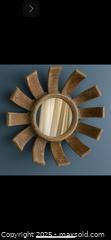 MaxSold Auction: striking handcrafted sunburst mirror - Newmarket (Ontario, Canada) SELLER MANAGED Downsizing Online Auction - Brimson Drive (STORAGE)