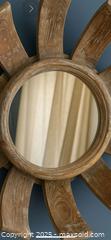 MaxSold Auction: striking handcrafted sunburst mirror - Newmarket (Ontario, Canada) SELLER MANAGED Downsizing Online Auction - Brimson Drive (STORAGE)