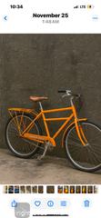 MaxSold Auction: Vintage BROOKLYN CRUISER – Retro Orange Commuter Bike w/ Cargo Rack - Newmarket (Ontario, Canada) SELLER MANAGED Downsizing Online Auction - Brimson Drive (STORAGE)