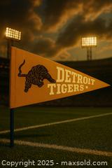MaxSold Auction: Vintage Detroit Tigers Pennant – A Must-Own Piece for Serious Fans & Collectors  - Newmarket (Ontario, Canada) SELLER MANAGED Downsizing Online Auction - Brimson Drive (STORAGE)