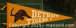 MaxSold Auction: Vintage Detroit Tigers Pennant – A Must-Own Piece for Serious Fans & Collectors  - Newmarket (Ontario, Canada) SELLER MANAGED Downsizing Online Auction - Brimson Drive (STORAGE)
