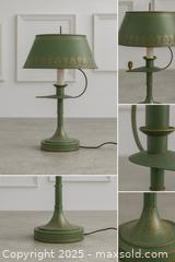 MaxSold Auction: Vintage Hand-Painted Bouillotte-Style Table Lamp  - Newmarket (Ontario, Canada) SELLER MANAGED Downsizing Online Auction - Brimson Drive (STORAGE)