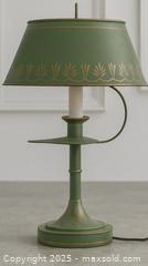 MaxSold Auction: Vintage Hand-Painted Bouillotte-Style Table Lamp  - Newmarket (Ontario, Canada) SELLER MANAGED Downsizing Online Auction - Brimson Drive (STORAGE)