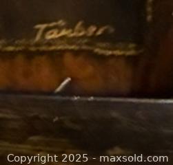 MaxSold Auction: VINTAGE Signed Textured Portrait Print – Old-World Pipe Smoker in Premium Antique Frame” - Newmarket (Ontario, Canada) SELLER MANAGED Downsizing Online Auction - Brimson Drive (STORAGE)