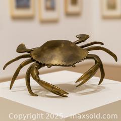 MaxSold Auction: Vintage Solid Brass Crab Sculpture - Newmarket (Ontario, Canada) SELLER MANAGED Downsizing Online Auction - Brimson Drive (STORAGE)
