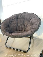 MaxSold Auction: Black Papasan-Style Folding Chair - Ottawa (Ontario, Canada) SELLER MANAGED Downsizing Online Auction - Zephyr Avenue
