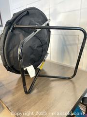 MaxSold Auction: Black Papasan-Style Folding Chair - Ottawa (Ontario, Canada) SELLER MANAGED Downsizing Online Auction - Zephyr Avenue