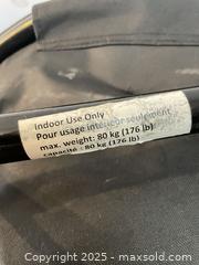 MaxSold Auction: Black Papasan-Style Folding Chair - Ottawa (Ontario, Canada) SELLER MANAGED Downsizing Online Auction - Zephyr Avenue