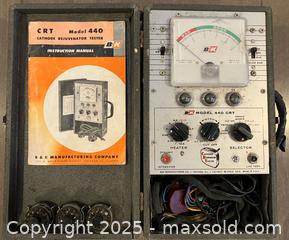 MaxSold Auction: Cathode Rejuvenator Tester - Ottawa (Ontario, Canada) SELLER MANAGED Downsizing Online Auction - Zephyr Avenue