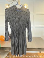 MaxSold Auction: Cleo Petites L Black Polka Dot Knee-Length Shirt Dress - Ottawa (Ontario, Canada) SELLER MANAGED Downsizing Online Auction - Zephyr Avenue