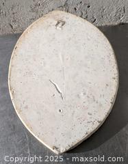 MaxSold Auction: Orange Lillis  Vintage Chalk Ware Plaster Wall Plaque c1950's Kitsch Cottage Core - Barrie (Ontario, Canada) SELLER MANAGED Reseller Online Auction - Innisfil Street (STORAGE)