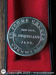 MaxSold Auction: 1827 Commemorative Medallion Mint  - South Frontenac (Ontario, Canada) SELLER MANAGED Downsizing Online Auction - Battersea Road