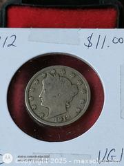 MaxSold Auction: 1912 5 cent coin of USA Barber - South Frontenac (Ontario, Canada) SELLER MANAGED Downsizing Online Auction - Battersea Road