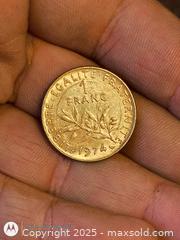 MaxSold Auction: 1 Francs Coin of France - South Frontenac (Ontario, Canada) SELLER MANAGED Downsizing Online Auction - Battersea Road