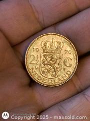 MaxSold Auction: 2 1/2 Dutch Guilden Coin - South Frontenac (Ontario, Canada) SELLER MANAGED Downsizing Online Auction - Battersea Road