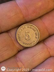 MaxSold Auction: Early German Eagel Coin 1900s - South Frontenac (Ontario, Canada) SELLER MANAGED Downsizing Online Auction - Battersea Road