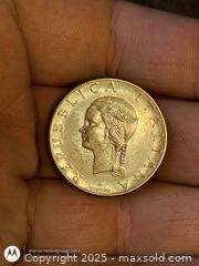 MaxSold Auction: italian 100 L bull Coin - South Frontenac (Ontario, Canada) SELLER MANAGED Downsizing Online Auction - Battersea Road