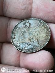 MaxSold Auction: Large penny Coin England - South Frontenac (Ontario, Canada) SELLER MANAGED Downsizing Online Auction - Battersea Road