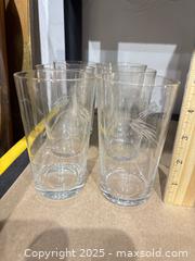 MaxSold Auction: Assorted Lot of 36 Etched Glass Pieces - Warwick (Rhode Island, USA) SELLER MANAGED Reseller Online Auction - Warwick Avenue