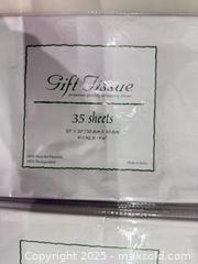 MaxSold Auction: Bulk Christmas Gift &#38; Tissue Paper Rolls Assorted Colors (25+) - Warwick (Rhode Island, USA) SELLER MANAGED Reseller Online Auction - Warwick Avenue