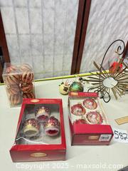 MaxSold Auction: Christmas Decorations - Glass and Plastic Ornaments  - Warwick (Rhode Island, USA) SELLER MANAGED Reseller Online Auction - Warwick Avenue