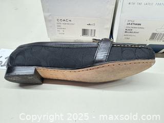 MaxSold Auction: Coach Loafers &#38; Lucky Brand Leather Ankle Boots - Warwick (Rhode Island, USA) SELLER MANAGED Reseller Online Auction - Warwick Avenue