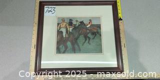 MaxSold Auction: Framed Matted Degas Art Print, Dark Wood Frame - Warwick (Rhode Island, USA) SELLER MANAGED Reseller Online Auction - Warwick Avenue