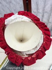 MaxSold Auction: Holiday Lot: Angel Figurine, Decorated Dinner Plates, Poinsettia Tea Set - Warwick (Rhode Island, USA) SELLER MANAGED Reseller Online Auction - Warwick Avenue