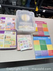 MaxSold Auction: Imagine That Craft Supply Lot with Cardstock Pads &#38; Storage Box - Warwick (Rhode Island, USA) SELLER MANAGED Reseller Online Auction - Warwick Avenue
