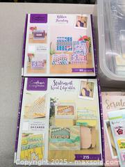 MaxSold Auction: Imagine That Craft Supply Lot with Cardstock Pads &#38; Storage Box - Warwick (Rhode Island, USA) SELLER MANAGED Reseller Online Auction - Warwick Avenue