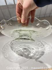 MaxSold Auction: Indiana Glass Cake Stand, Fostoria Handled Bowl - Warwick (Rhode Island, USA) SELLER MANAGED Reseller Online Auction - Warwick Avenue