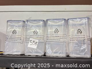 MaxSold Auction: Lock &#38; Lock 4.0L Rectangular Clear Airtight Food Containers - Warwick (Rhode Island, USA) SELLER MANAGED Reseller Online Auction - Warwick Avenue