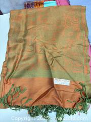 MaxSold Auction: Lot of 15 Scarves, Shawls, Umbrella - Warwick (Rhode Island, USA) SELLER MANAGED Reseller Online Auction - Warwick Avenue