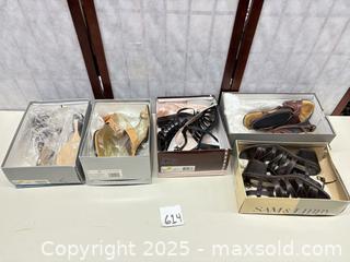 MaxSold Auction: Lot of 5 Pairs Women&#39;s Genuine &#38; Faux Leather Sandals US 9 - Warwick (Rhode Island, USA) SELLER MANAGED Reseller Online Auction - Warwick Avenue