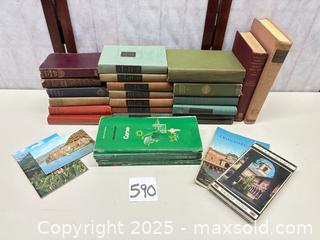MaxSold Auction: Lot of Cloth-Covered Hardcover Books — History &#38; Literature - Warwick (Rhode Island, USA) SELLER MANAGED Reseller Online Auction - Warwick Avenue