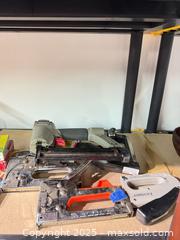 MaxSold Auction: Lot of Handheld Staplers/Tackers and Pneumatic Brad Nailer - Warwick (Rhode Island, USA) SELLER MANAGED Reseller Online Auction - Warwick Avenue