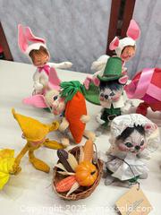 MaxSold Auction: Lot of vintage Annalee felt and cloth figurines - Warwick (Rhode Island, USA) SELLER MANAGED Reseller Online Auction - Warwick Avenue