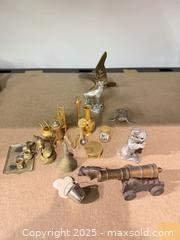 MaxSold Auction: Mixed Metal Miniature Figurines &#38; Small Decorative Metalware Lot - Warwick (Rhode Island, USA) SELLER MANAGED Reseller Online Auction - Warwick Avenue