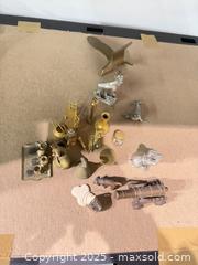MaxSold Auction: Mixed Metal Miniature Figurines &#38; Small Decorative Metalware Lot - Warwick (Rhode Island, USA) SELLER MANAGED Reseller Online Auction - Warwick Avenue